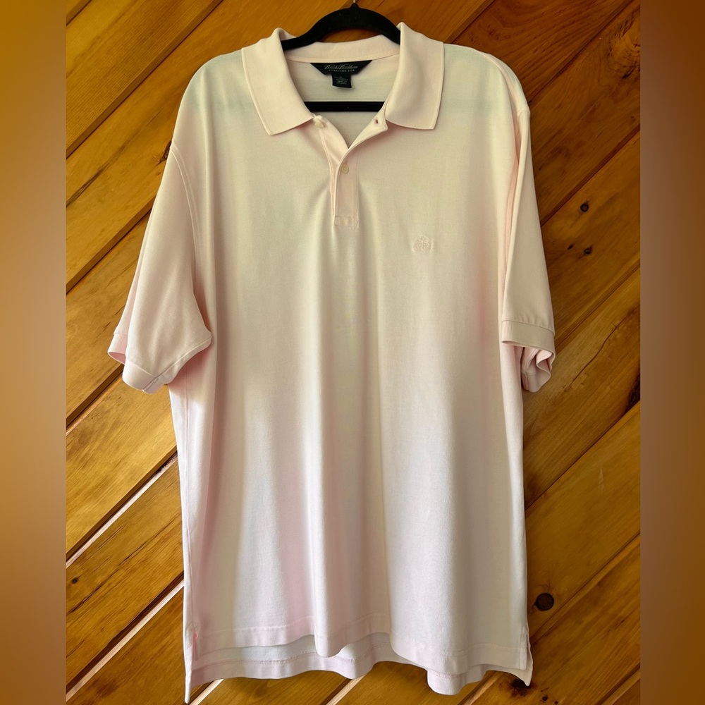 Brooks Brothers Pink Polo Shirt Men’s Extra Large XL